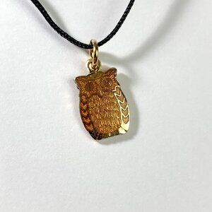 ⭐Cloisonné Owl Pendant/Charm